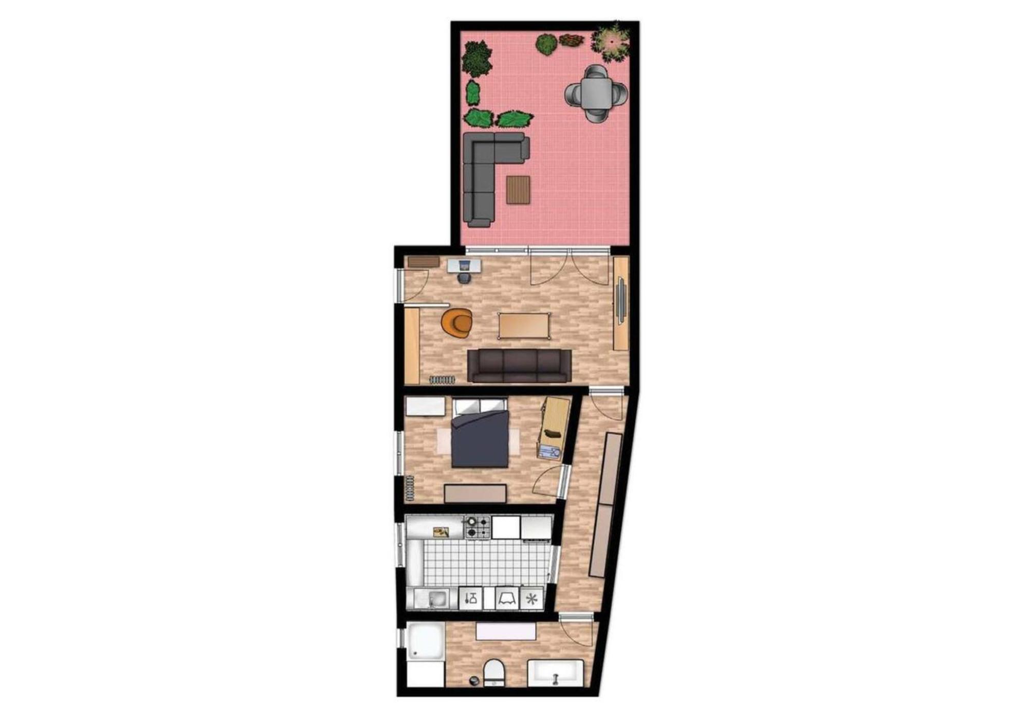 Atico Con Terraza En Pleno Centro Apartment Cordoba Luaran gambar
